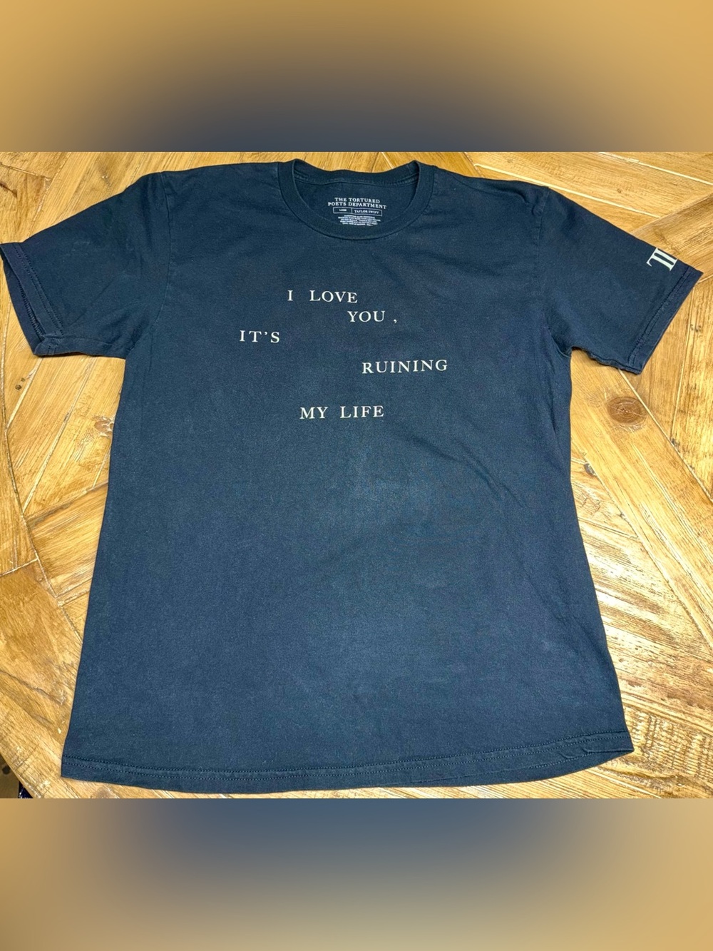 Official Taylor Swift The Tortured Poets Department Fortnight T-Shirt | Men's L